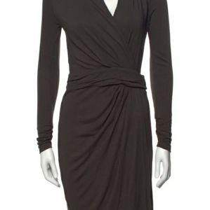 ALL SAINTS V-Neck Knee Length Dress